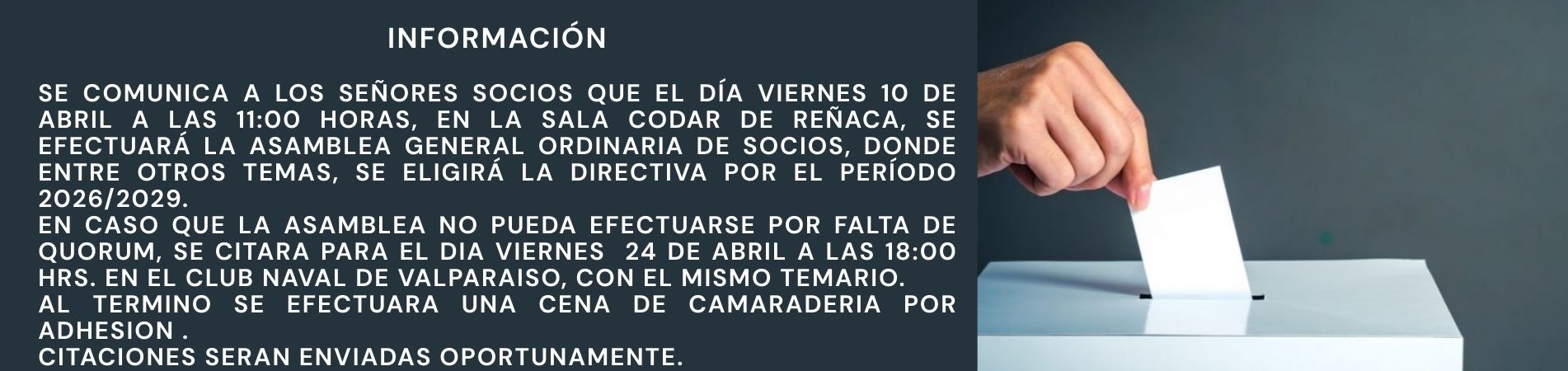 Informacion Asamblea